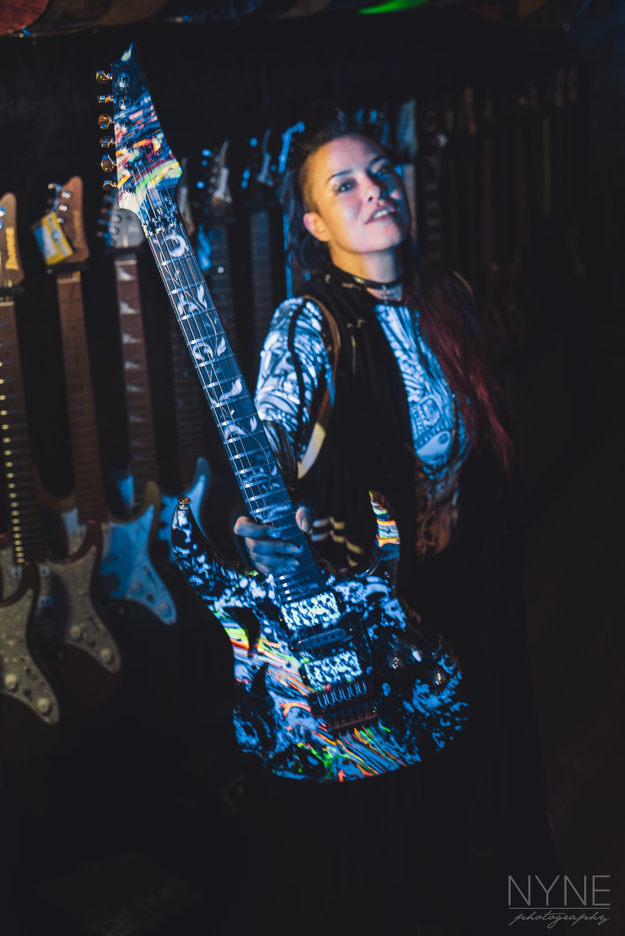 Jen Majura with their Bonvillain build