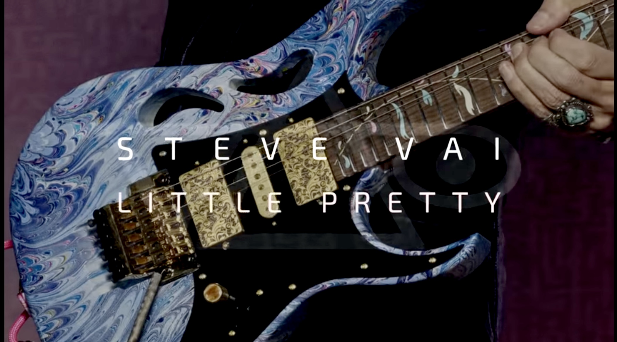 Ibanez Pia – Blue Floral (Mr. Vai’s)