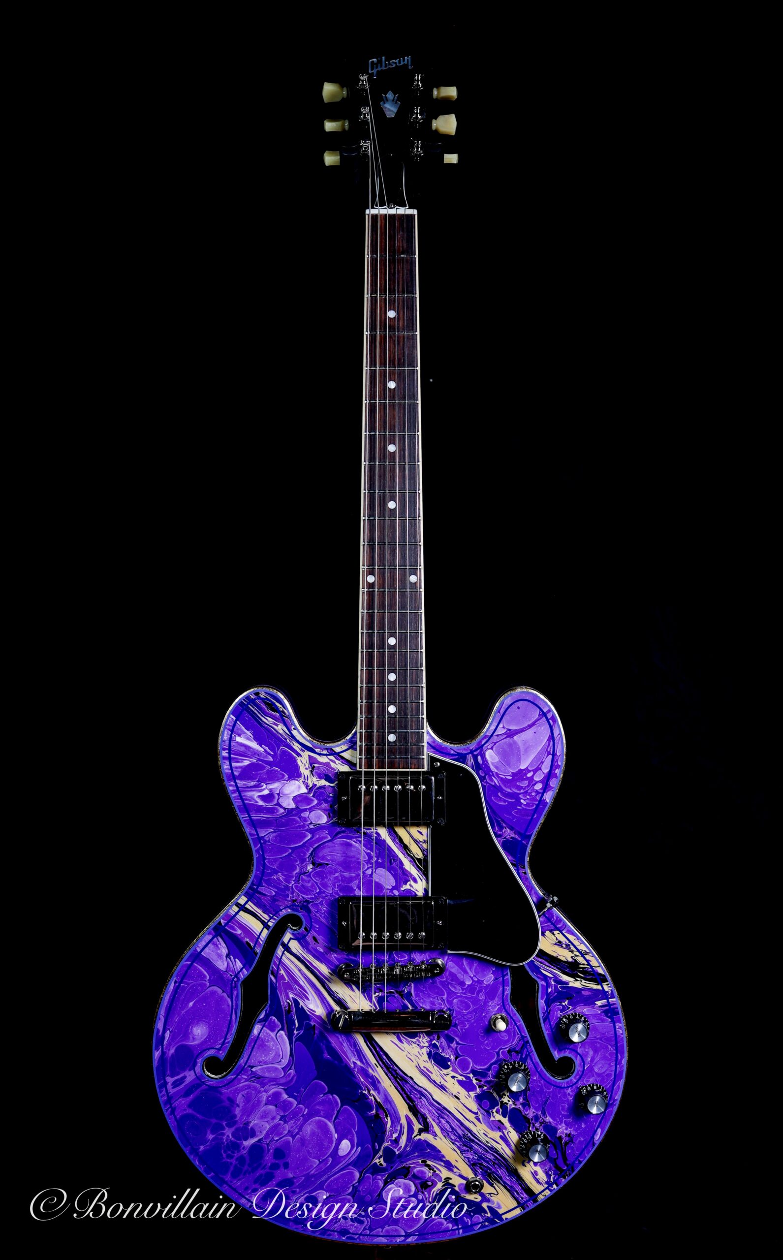 Gibson ES-335 – Charoite for BGH Auction