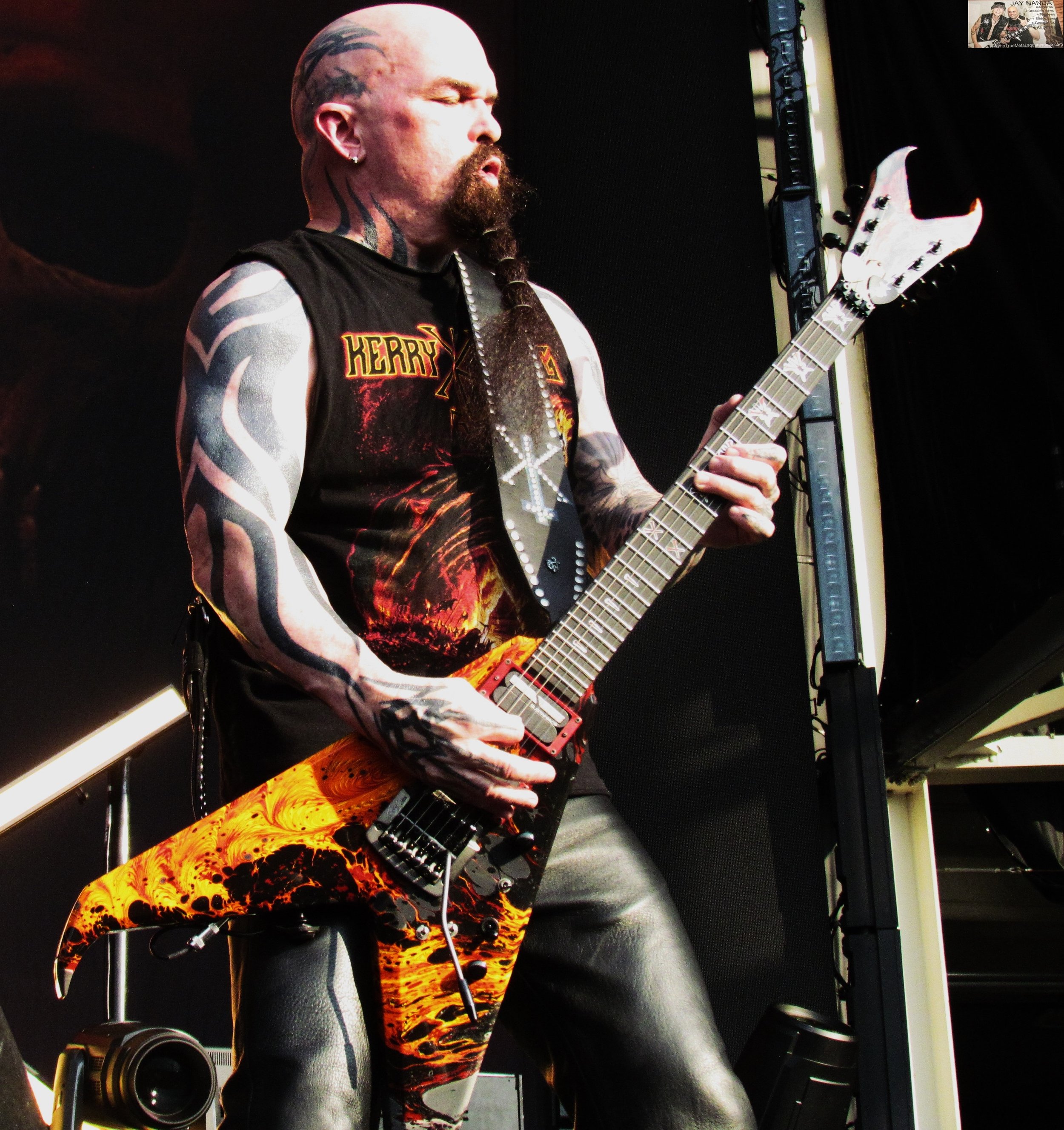 Kerry King with their Bonvillain build