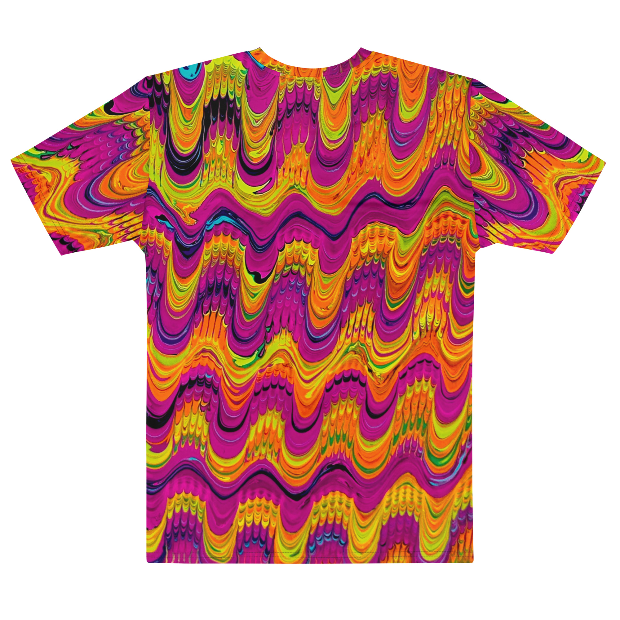 Brain Waves Men’s cotton crew neck t-shirt - Image 4