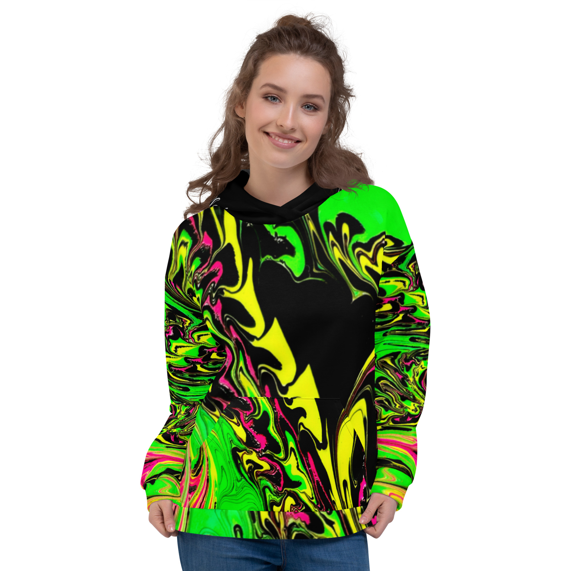 Full Swirl Universe Unisex Hoodie - Image 3