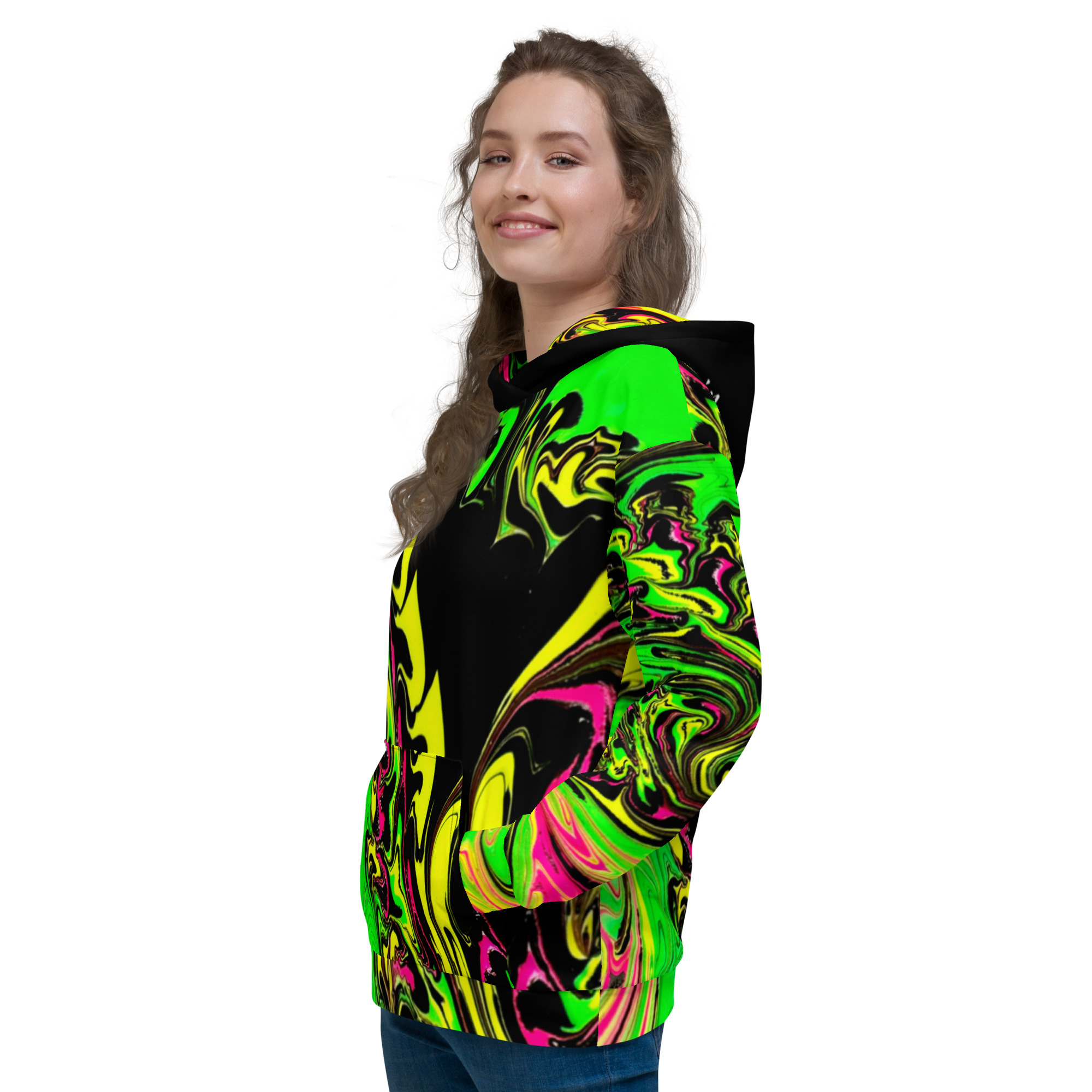 Full Swirl Universe Unisex Hoodie - Image 5