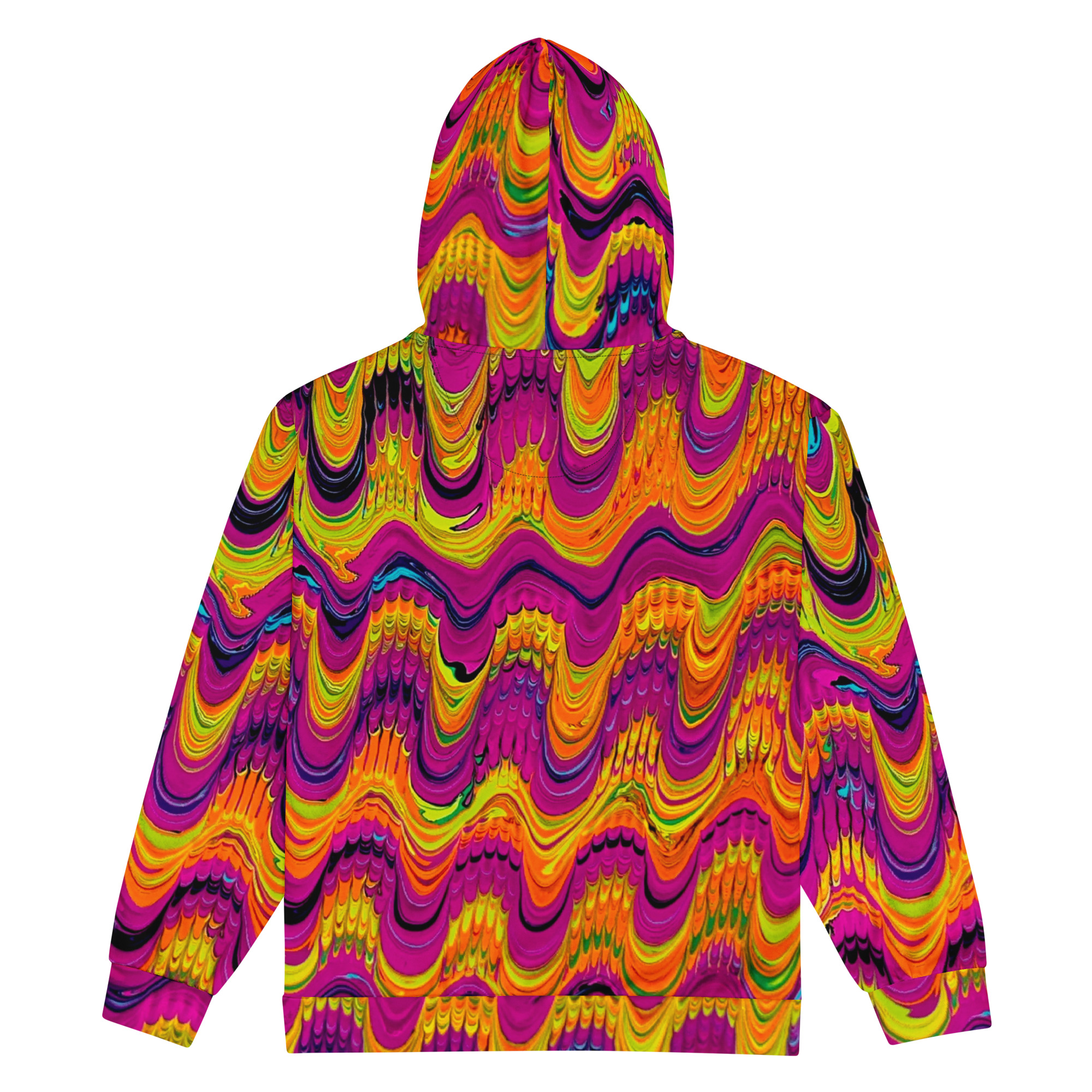 Brainwaves Design - Unisex zip hoodie - Image 5