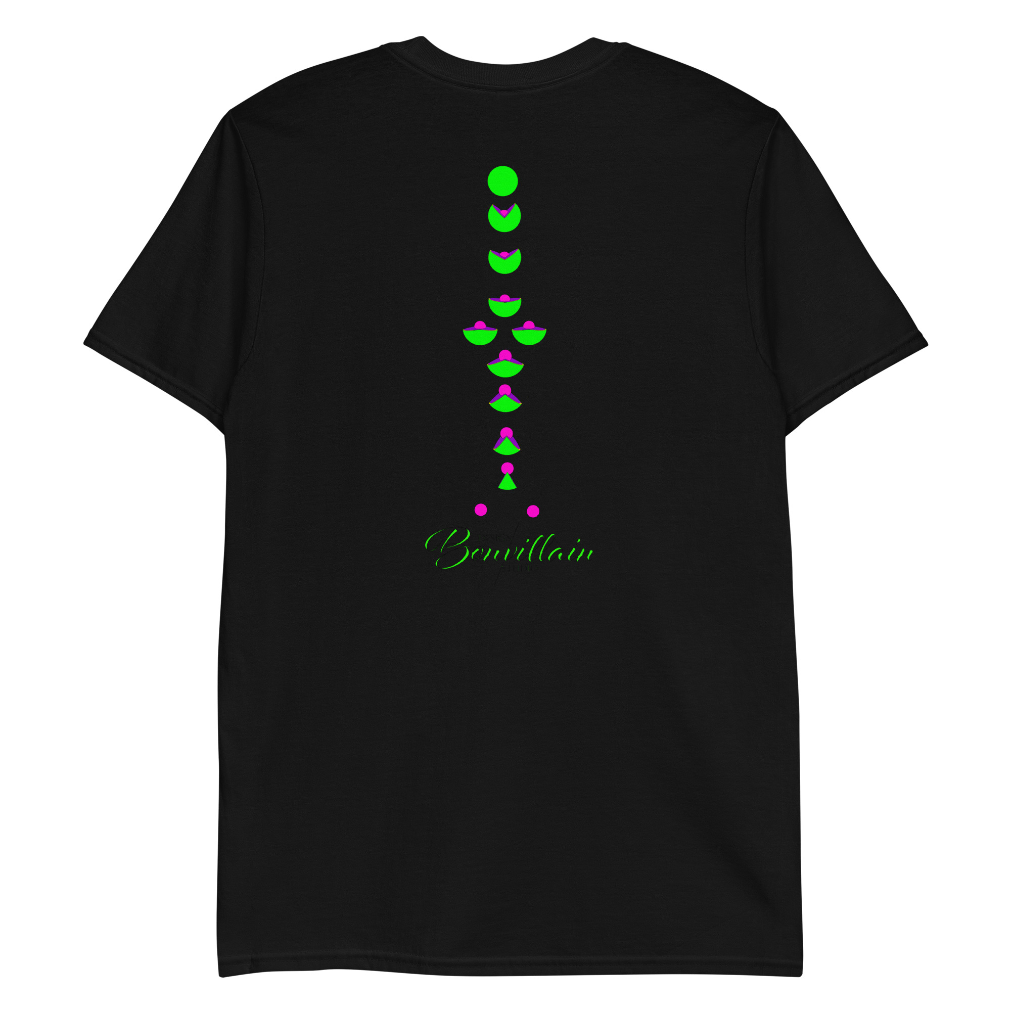 Basic Short-Sleeve Melting Multicolor Guitar Unisex T-Shirt - Image 2
