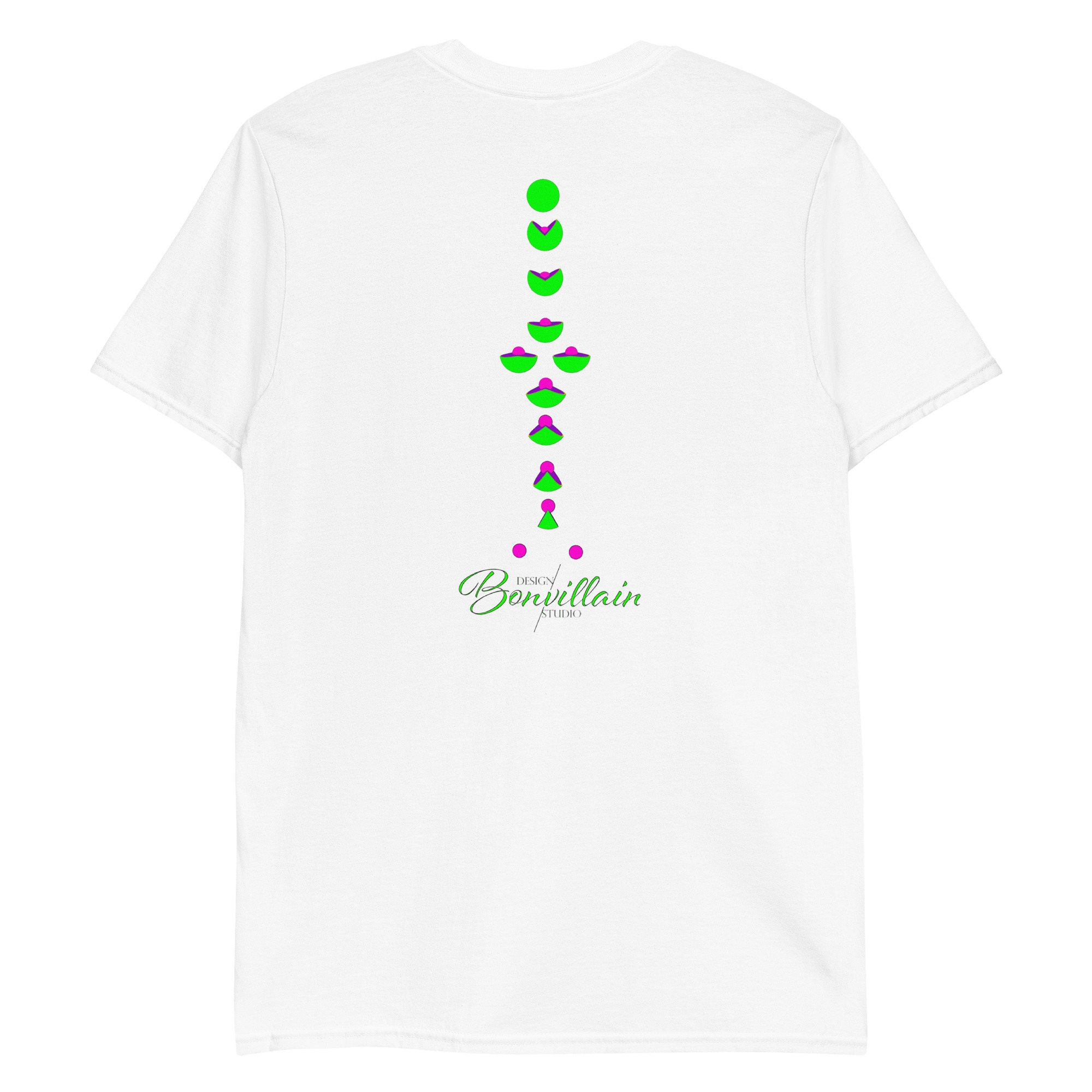 Basic Short-Sleeve Melting Multicolor Guitar Unisex T-Shirt - Image 6